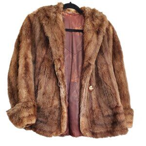 Vintage Fur Coat — For Repurposing / Craft Use Only